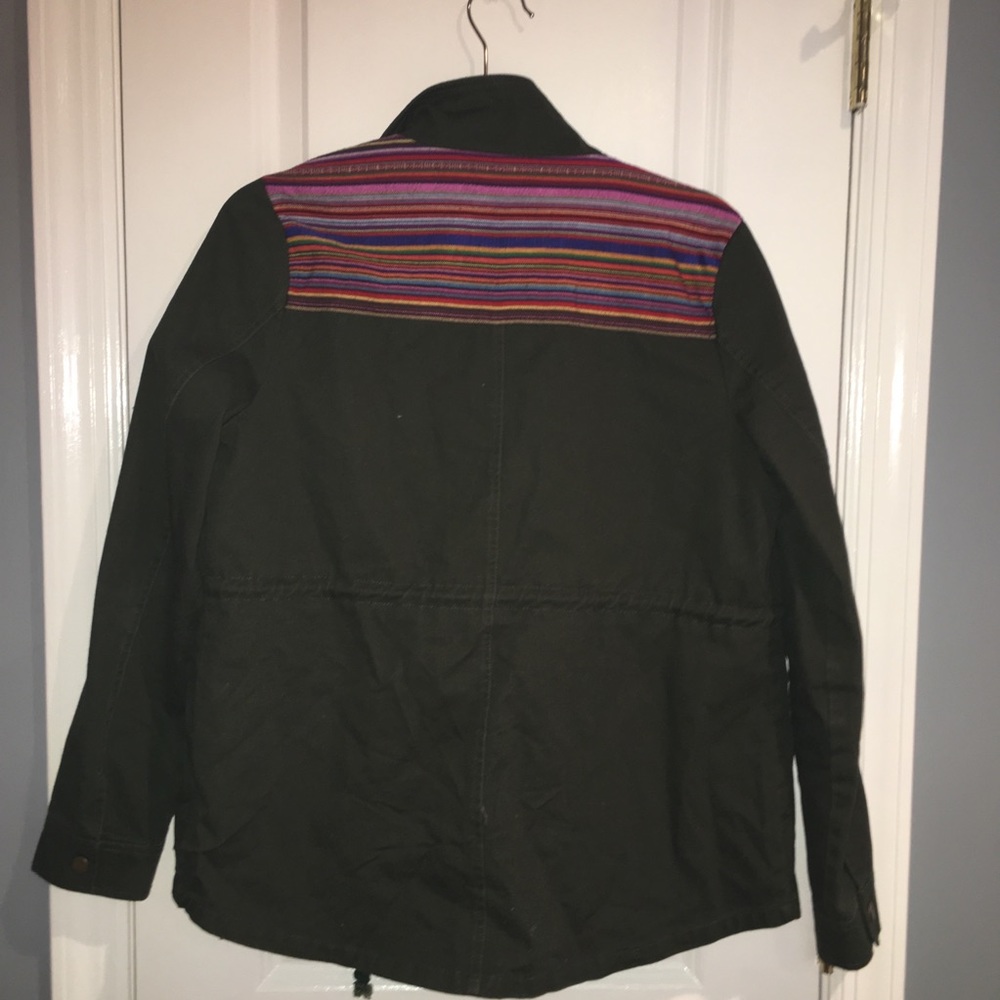 🌈Embroidered Army Jacket - Picture 3 of 6